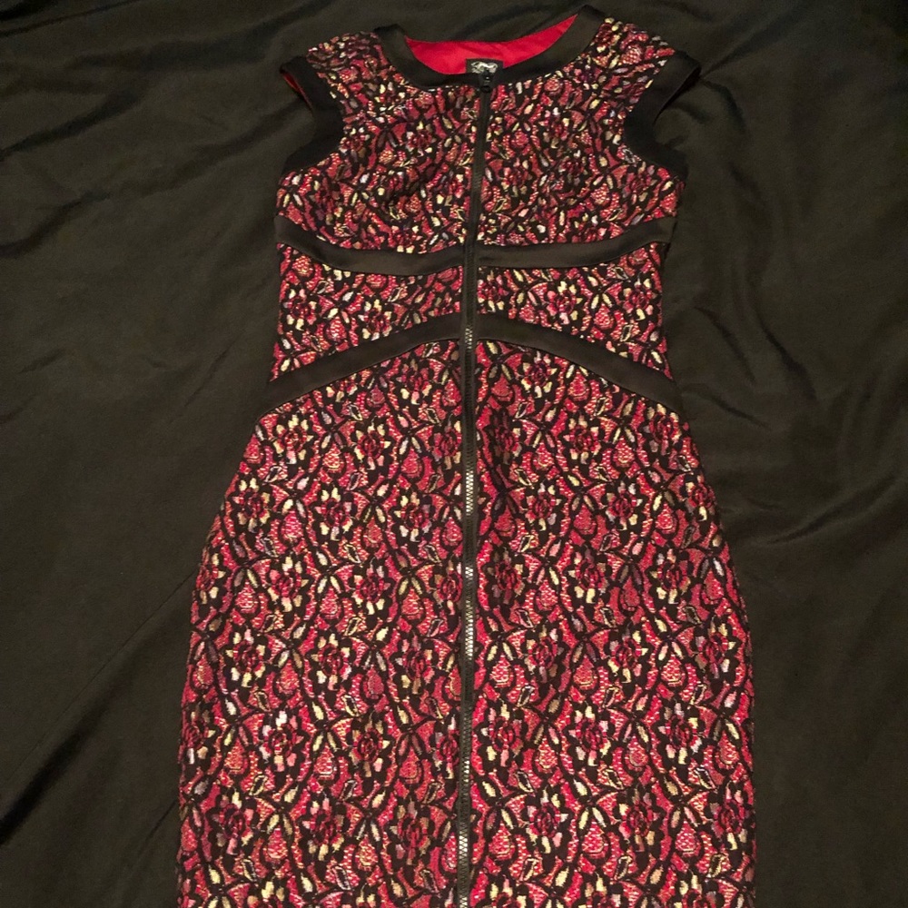Zip front dress